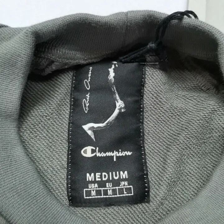 Champion × Rick Owens Rick Owens x Champion Women's Grey Brown Logo Size M / US 6-8 / IT 42-44 - 5 Thumbnail