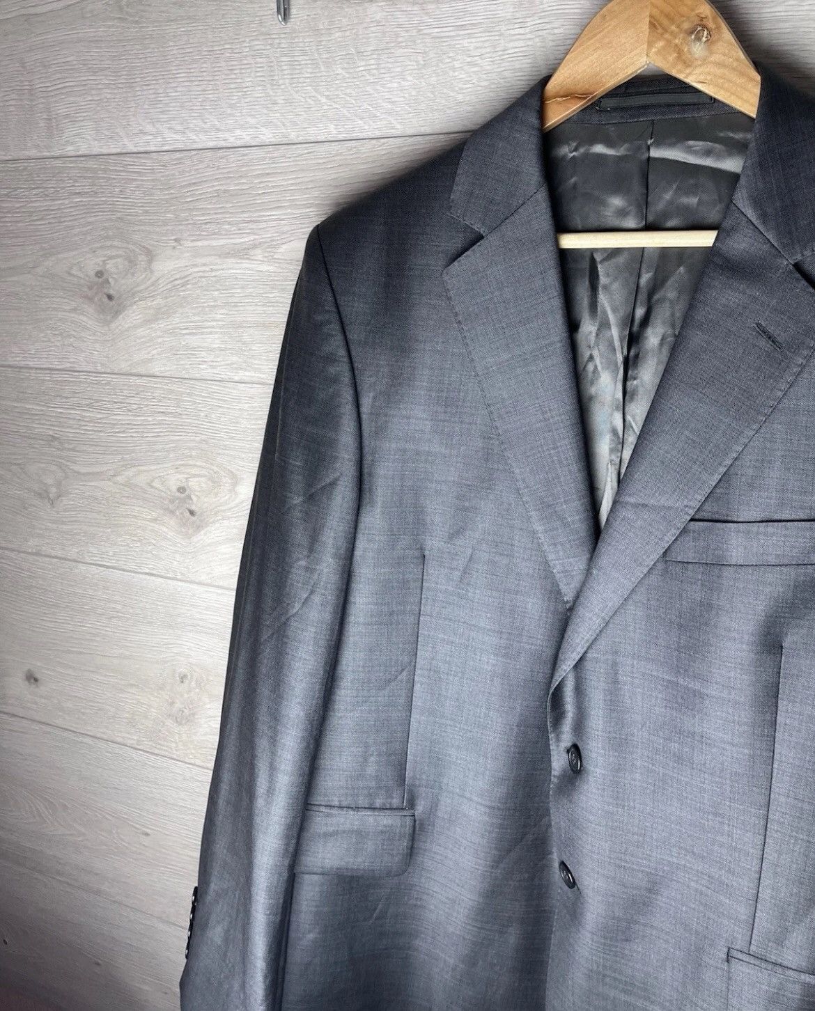 Ermenegildo Zegna MENS VINTAGE BLAZER ERMENEGILDO ZEGHA woven in Italy 🇮🇹 Size 38L - 3 Thumbnail