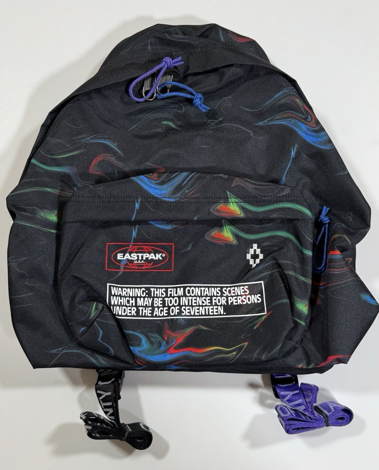 Marcelo Burlon Marcelo Burlon X Eastpak All Over Backpack In Black NWT Size ONE SIZE - 6 Thumbnail