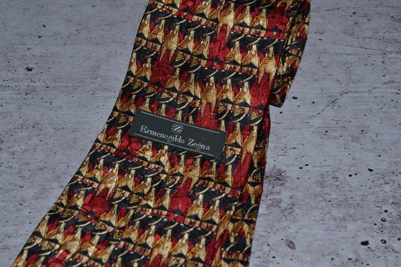 Ermenegildo Zegna × Vintage Vintage ermenegildo zegna Tie Silk Size ONE SIZE - 7 Thumbnail