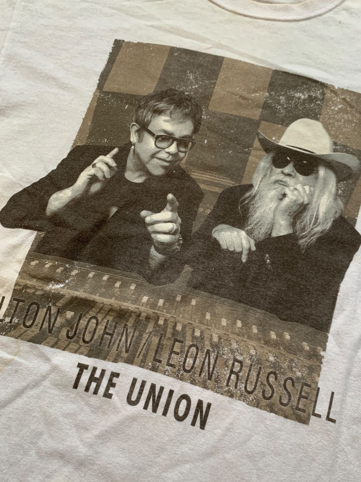 Anvil × Band Tees Elton John Leon Russell Concert Shirt 2010 The Union Size US L / EU 52-54 / 3 - 5 Thumbnail