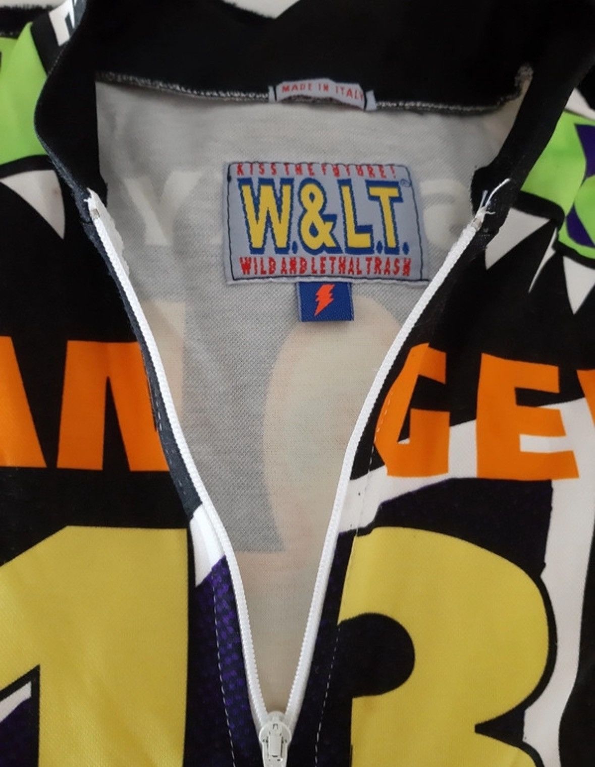 W&LT × Walter Van Beirendonck S/S 1996 WONDERLAND CYCLING SHIRT Size US XL / EU 56 / 4 - 4 Thumbnail