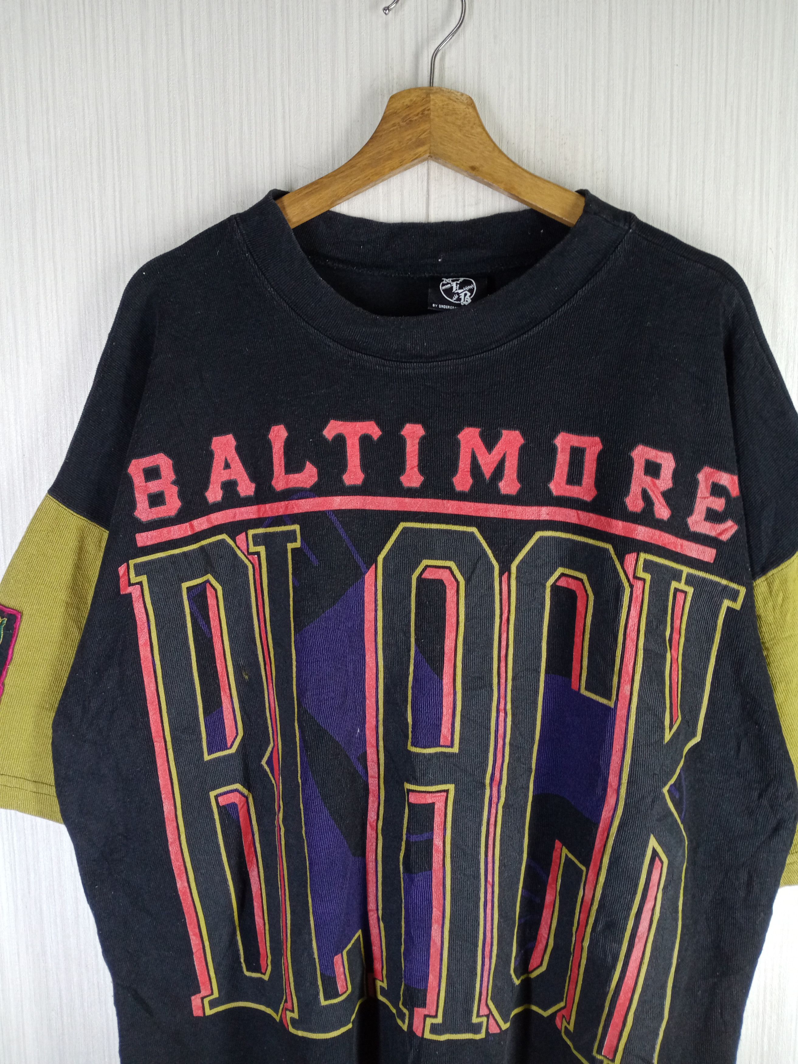 Authentic Negro Leagues Rare Vintage NLB Baltimore Black Sox Tshirt Size US XXL / EU 58 / 5 - 4 Thumbnail