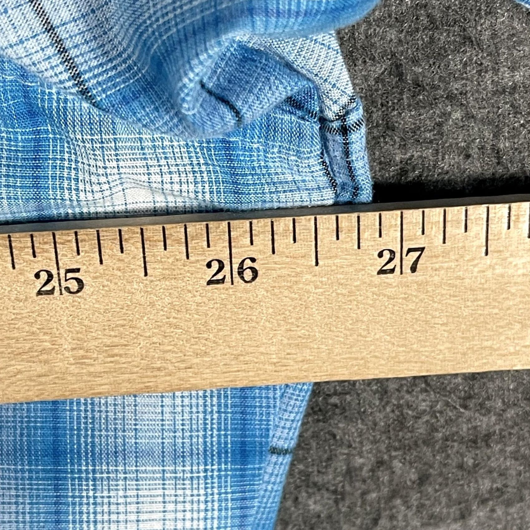 Wrangler Wrangler Shirt Mens M Blue Plaid Western Pearl Snap Short Sleeve Cowboys Casual Western Shirt Mens Medium Blue Plaid Size US M / EU 48-50 / 2 - 6 Thumbnail