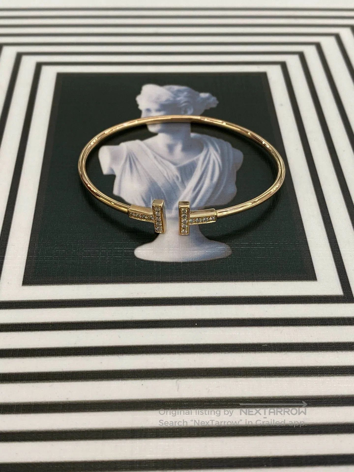 Tiffany & Co. Tiffany & Co. Double T Diamond Bracelet. Size ONE SIZE - 3 Thumbnail