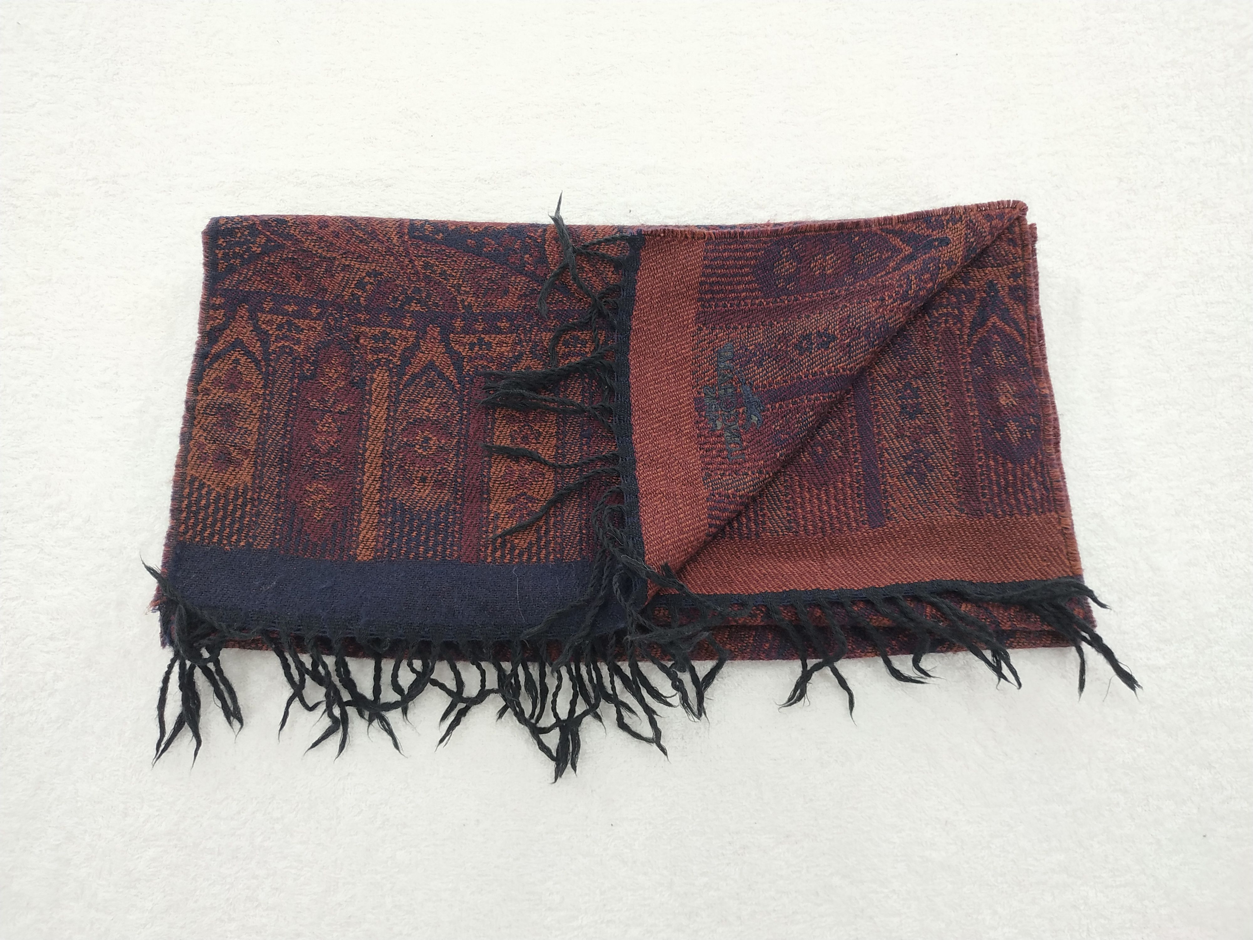 Longchamp Vintage Longchamp Wool Scarf/Muffler/Neckwear MF009 Size ONE SIZE - 4 Thumbnail