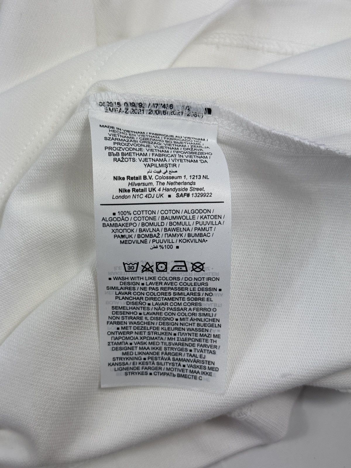 Jordan Brand x NIGEL SYLVESTER BRICK BY BRICK SHORT SLEEVE T-SHIRT Size US L / EU 52-54 / 3 - 5 Thumbnail