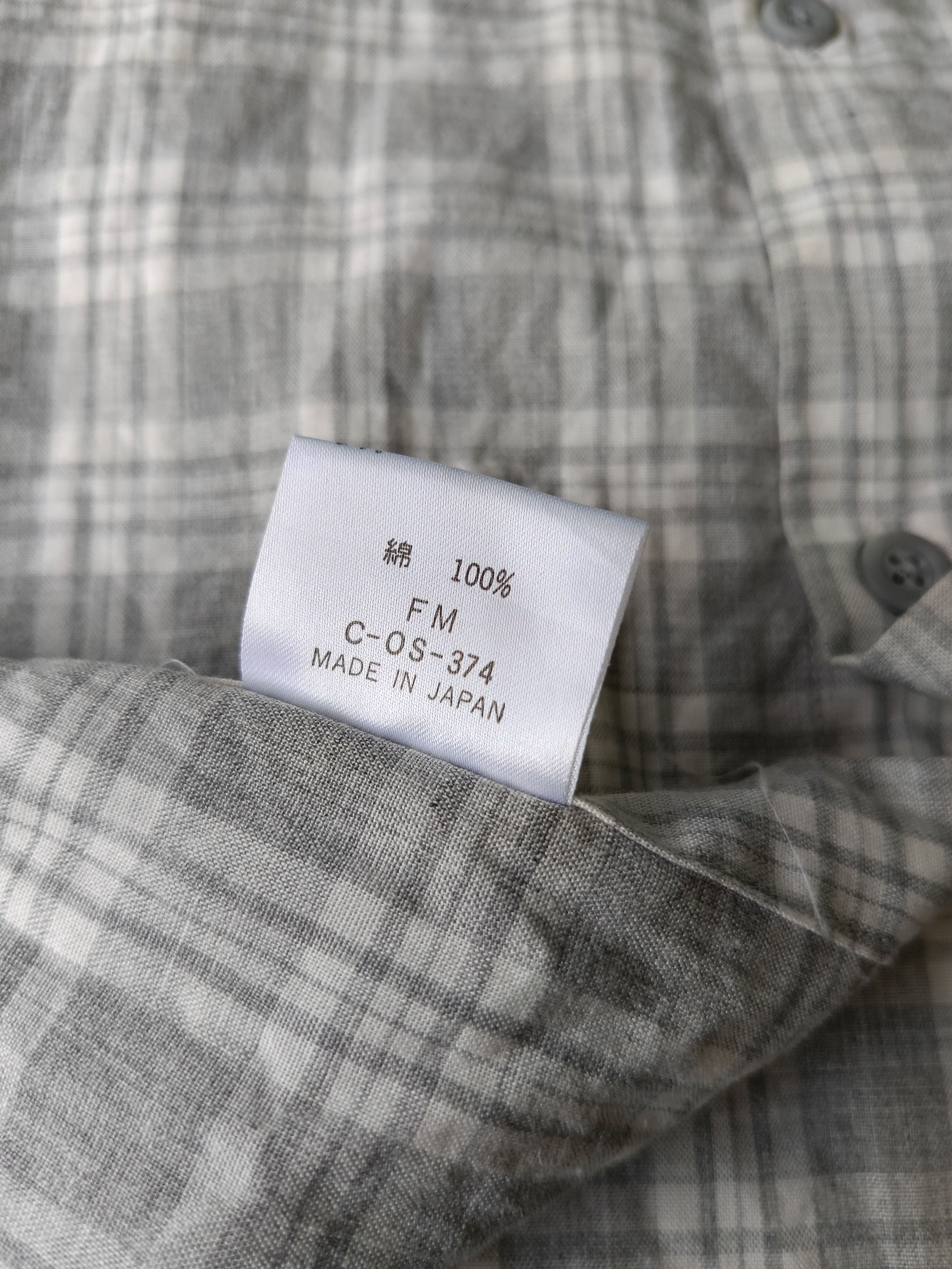 Yohji Yamamoto A.A.R Yohji Yamamoto D'urban Japan plaid check shirt Size US M / EU 48-50 / 2 - 15 Thumbnail