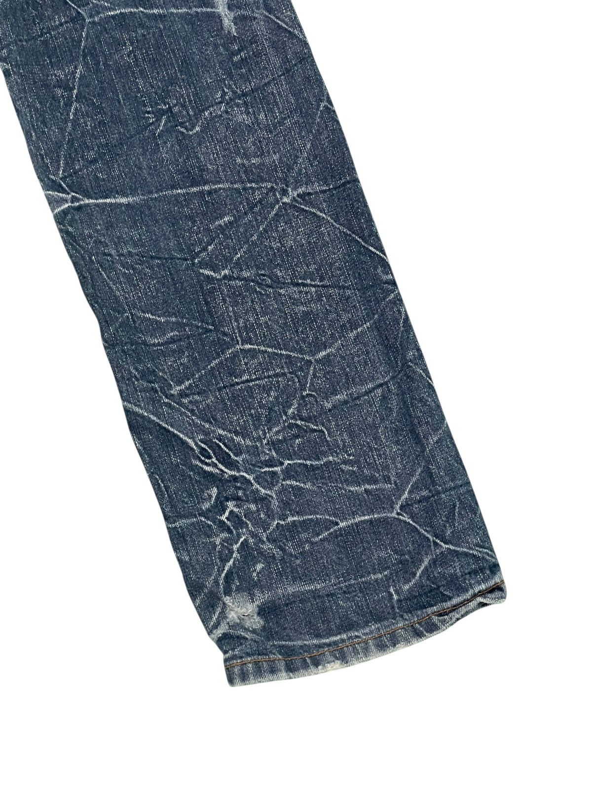 Japanese Brand Double Waist Jeans Nylaus Chrome Dior Erd cdg amiri 2🟦9 Size US 31 - 11 Thumbnail