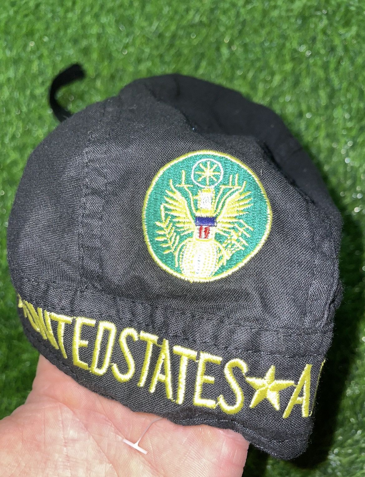 Vintage Vintage USA United States Army Havadanna Motorcycle Cap Size ONE SIZE - 3 Thumbnail