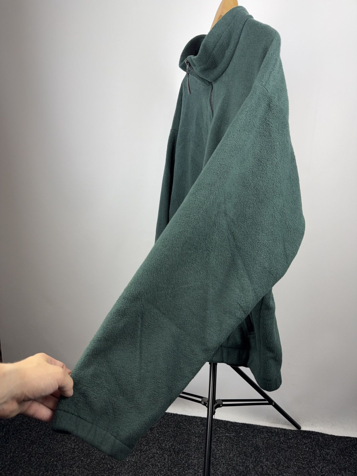 Helly Hansen × Vintage Vintage 90s Helly Hansen Green Fleece Jacket Zip Front XXL Size US XXL / EU 58 / 5 - 6 Thumbnail