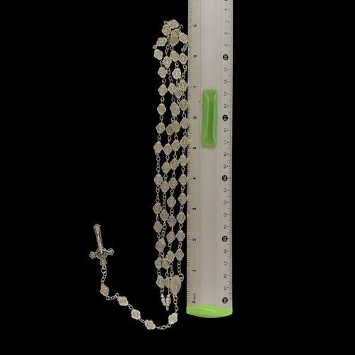 VIBE Saint Benedict Rosary Necklace Chain Catholic Church Jesus Size ONE SIZE - 7 Thumbnail