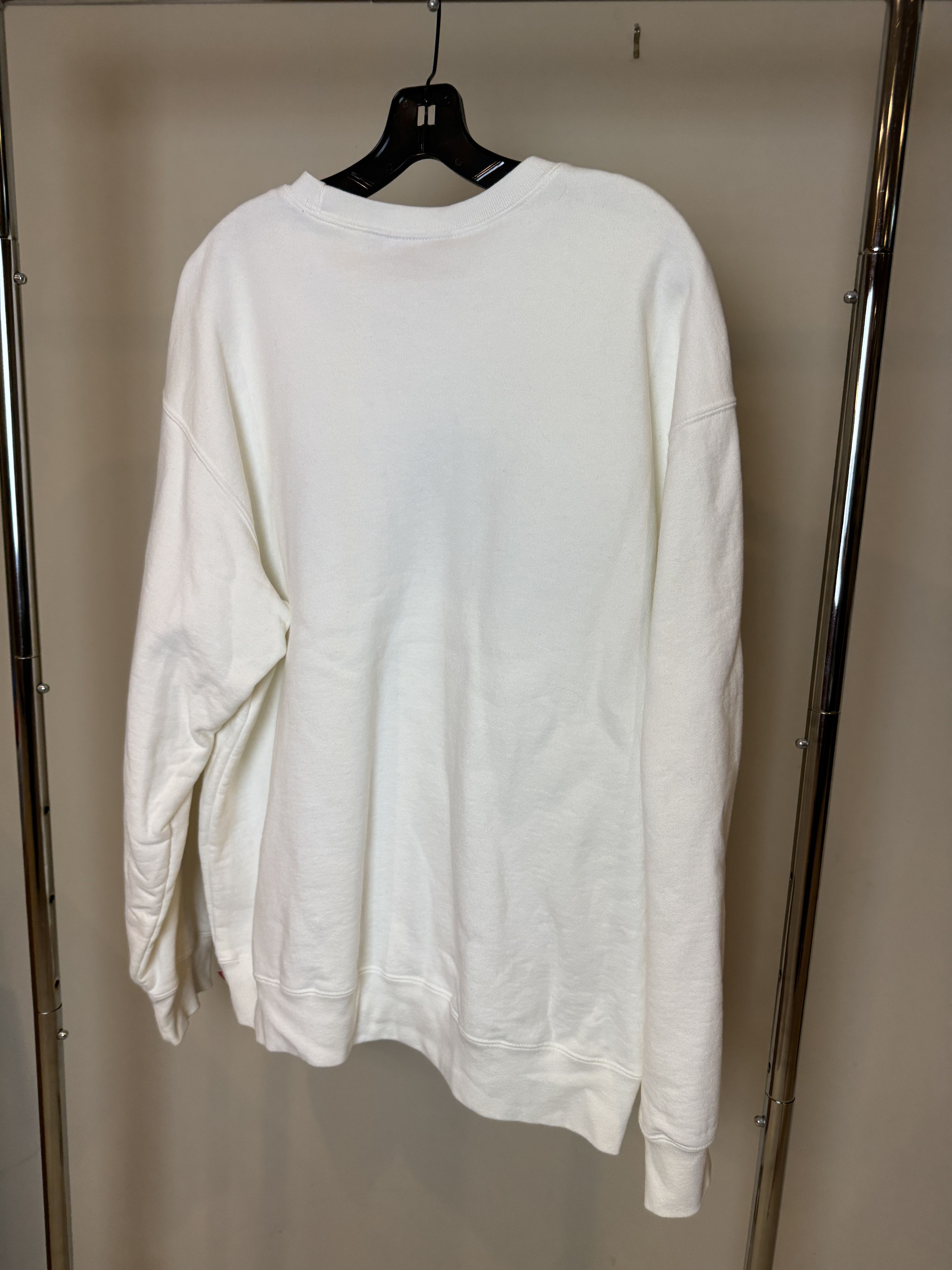 Supreme Supreme Stacked Crewneck Fleece White Size US L / EU 52-54 / 3 - 3 Thumbnail