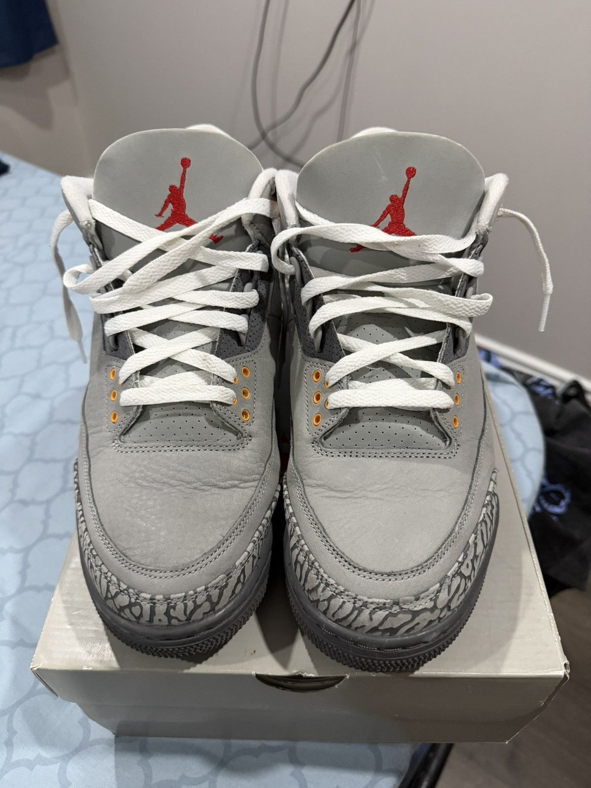 Jordan Brand Air Jordan 3 Retro “Cool Grey” 2021 Size US 10 / EU 43 - 2 Thumbnail