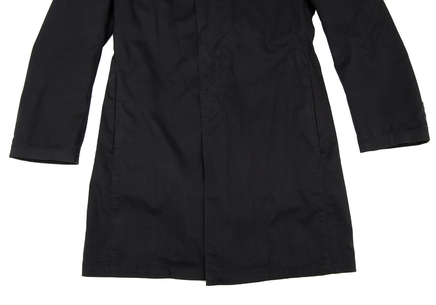 Jean Paul Gaultier Cotton Nylon Stitch Design Coat in Black Size 46 Size US S / EU 44-46 / 1 - 11 Thumbnail