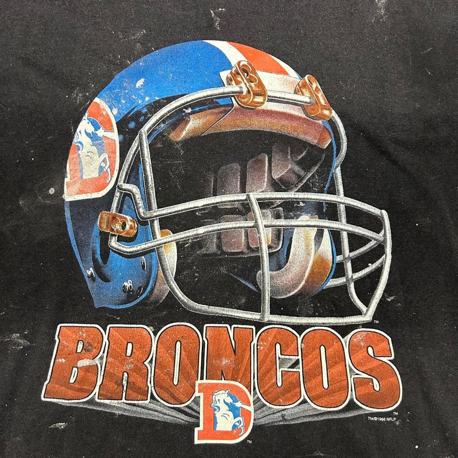 Other VTG 90s Distressed/Paint Splatter Denver Broncos t-shirt Size US XL / EU 56 / 4 - 2 Thumbnail