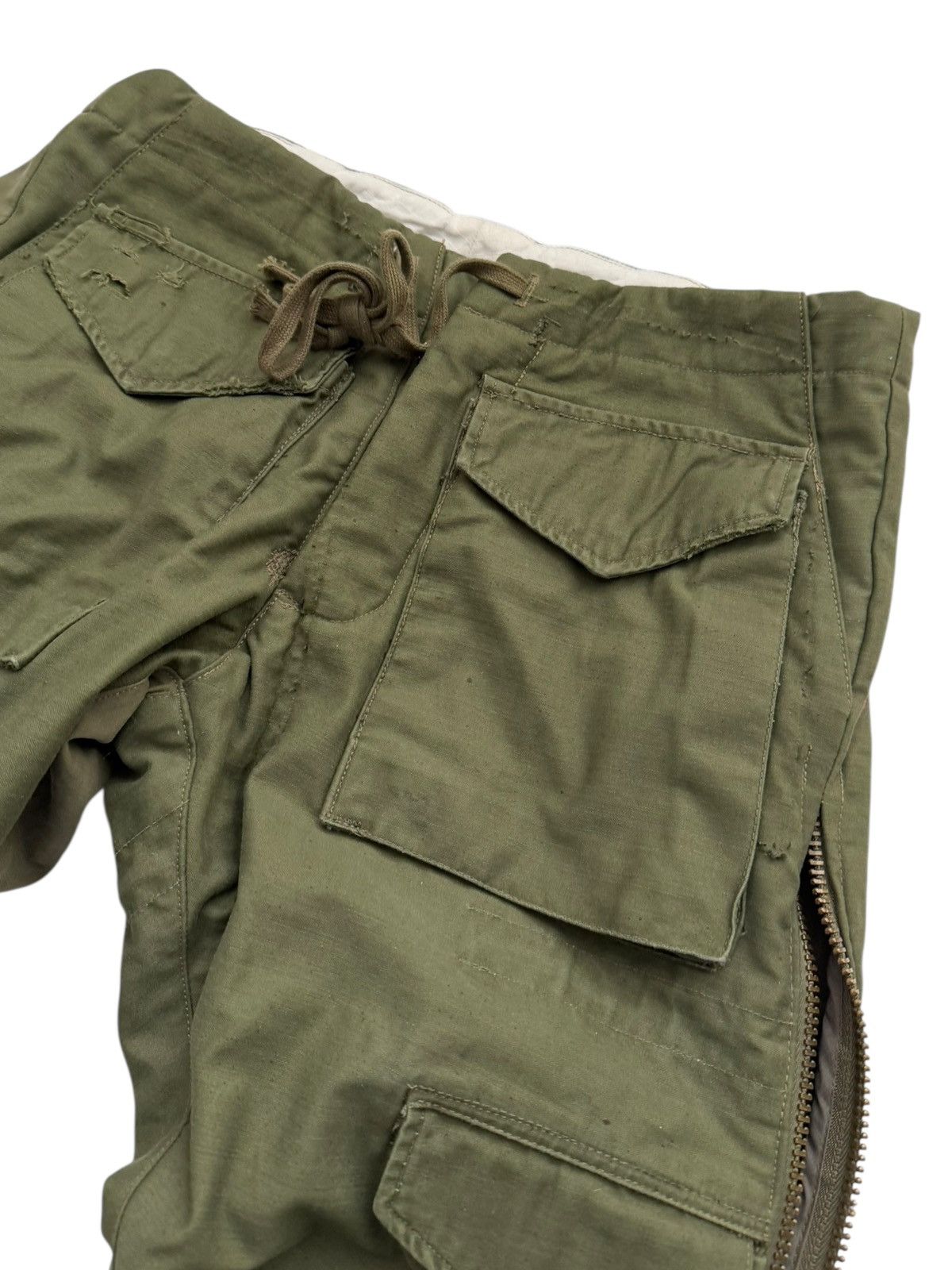 Greg Lauren Sz 1 Zip Layered Jungle Army Jacket Cargo Pants Size US 28 / EU 44 - 6 Thumbnail