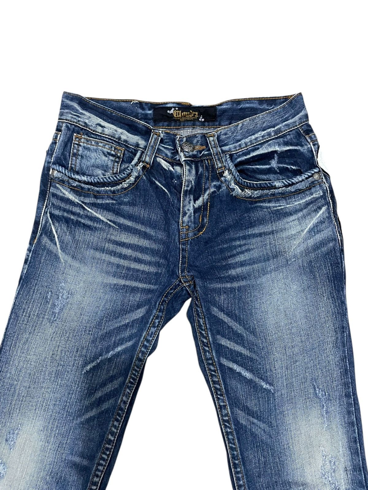 If Six Was Nine Stephead To Heaven Skull Cloud72 Jeans Size US 28 / EU 44 - 13 Thumbnail