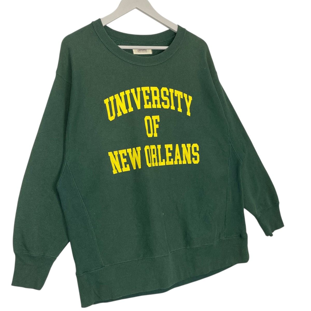 Other Vintage University Sweatshirt Crewneck Big Printed Green Size US L / EU 52-54 / 3 - 3 Thumbnail