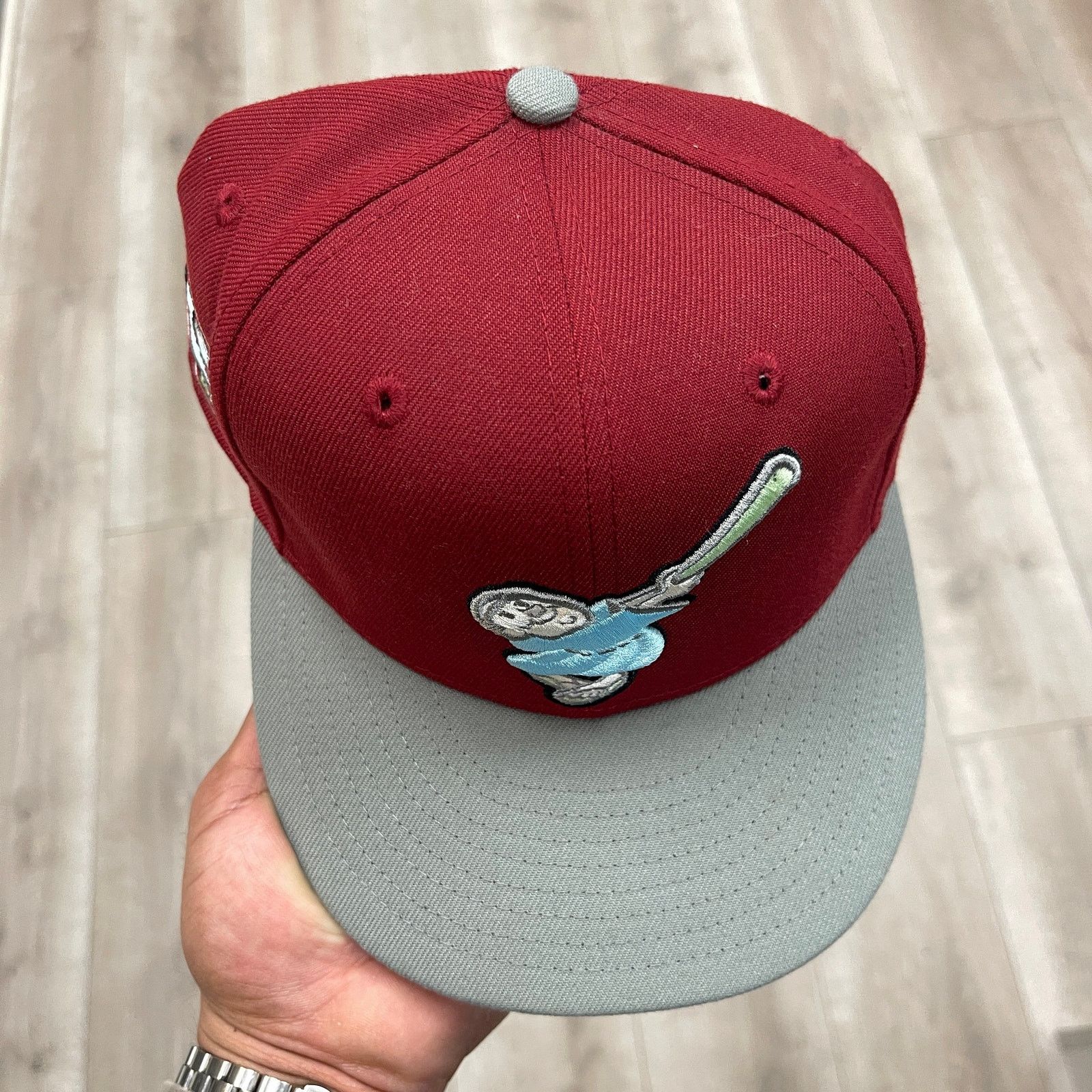 New Era San Diego Padres New Era Swinging Fria Logo Red Hat 7 3/8 Size ONE SIZE - 3 Thumbnail