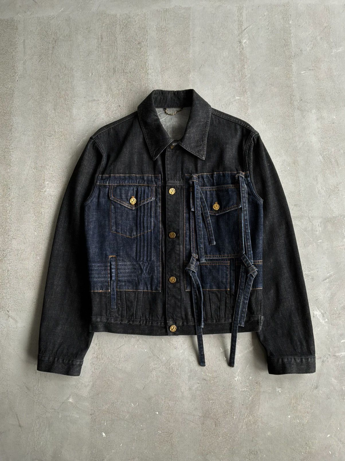 Louis Vuitton Louis Vuitton - Bow Panneled Denim Jacket Size US S / EU 44-46 / 1 - 1 Thumbnail