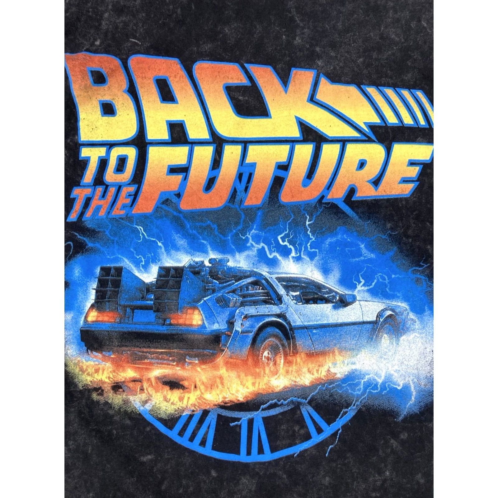 Vintage VINTAGE Back to the Future Graphic Print T-shirt Men Small Black Acid Wash Shirt, Movie, Retro, 80s, Logo, All Seasons, Cotton, Short Sleeve Size US S / EU 44-46 / 1 - 2 Thumbnail