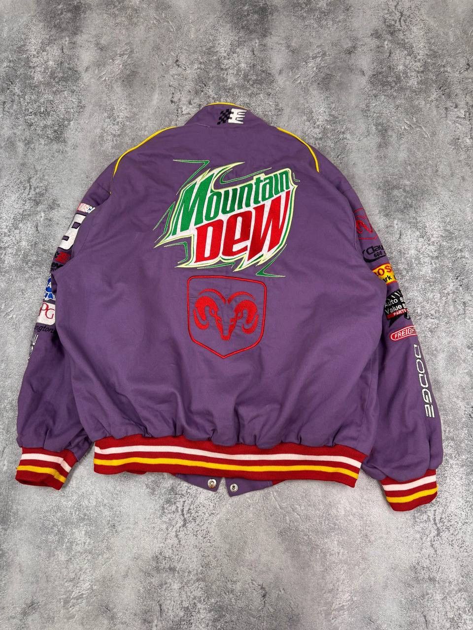 JH Design JH Design Group Mountain Dew Racing Jacket NASCAR Bomber Size US L / EU 52-54 / 3 - 10 Thumbnail
