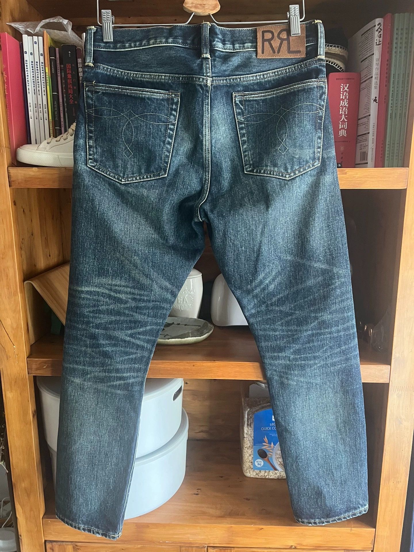 RRL Ralph Lauren RRL Double RL New Selvedge Washed Slim Denim 31x30 Size US 31 - 7 Thumbnail