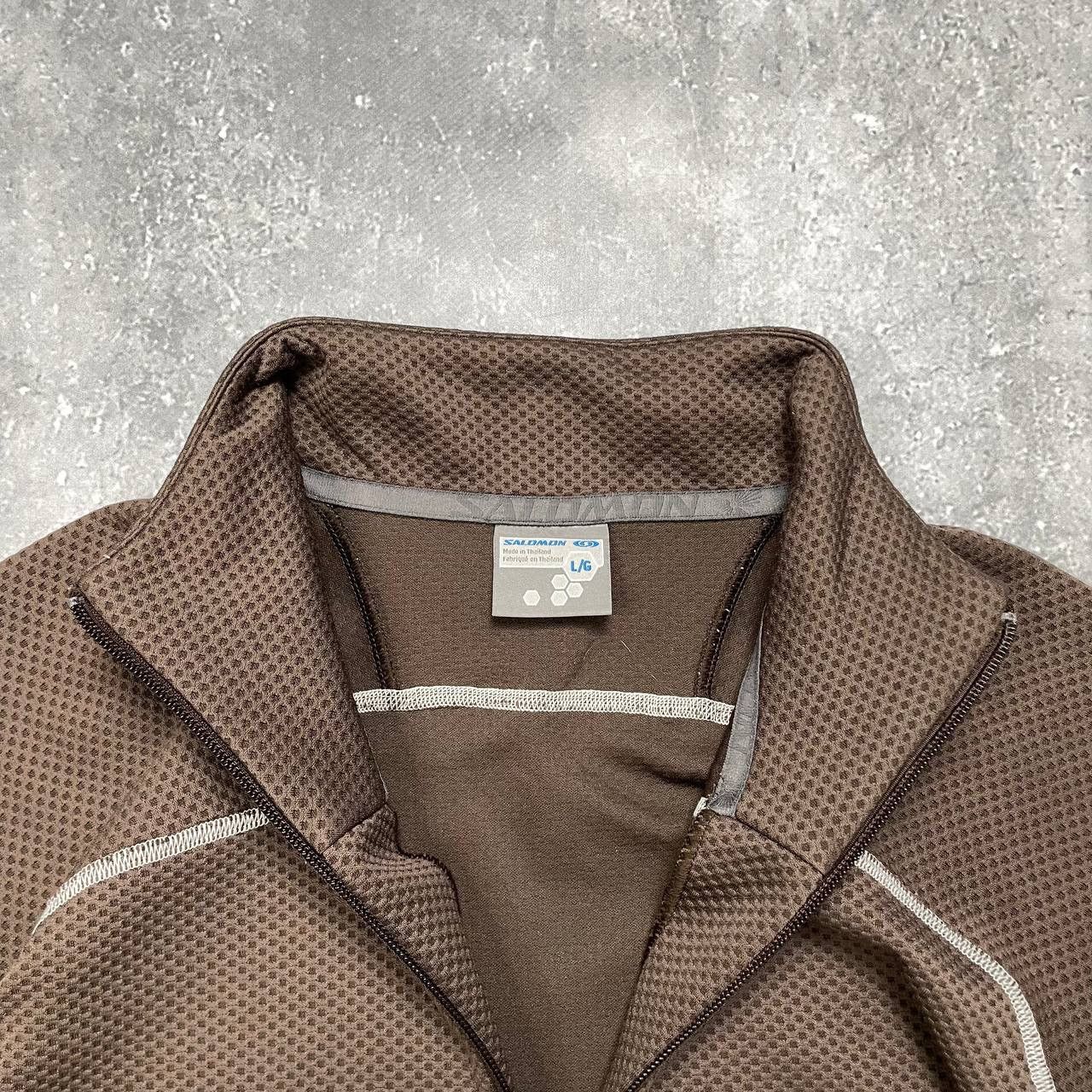 Salomon Vintage 2000s Salomon Technical Zip Thermal LS Top Women’s Size L / US 10 / IT 46 - 5 Thumbnail