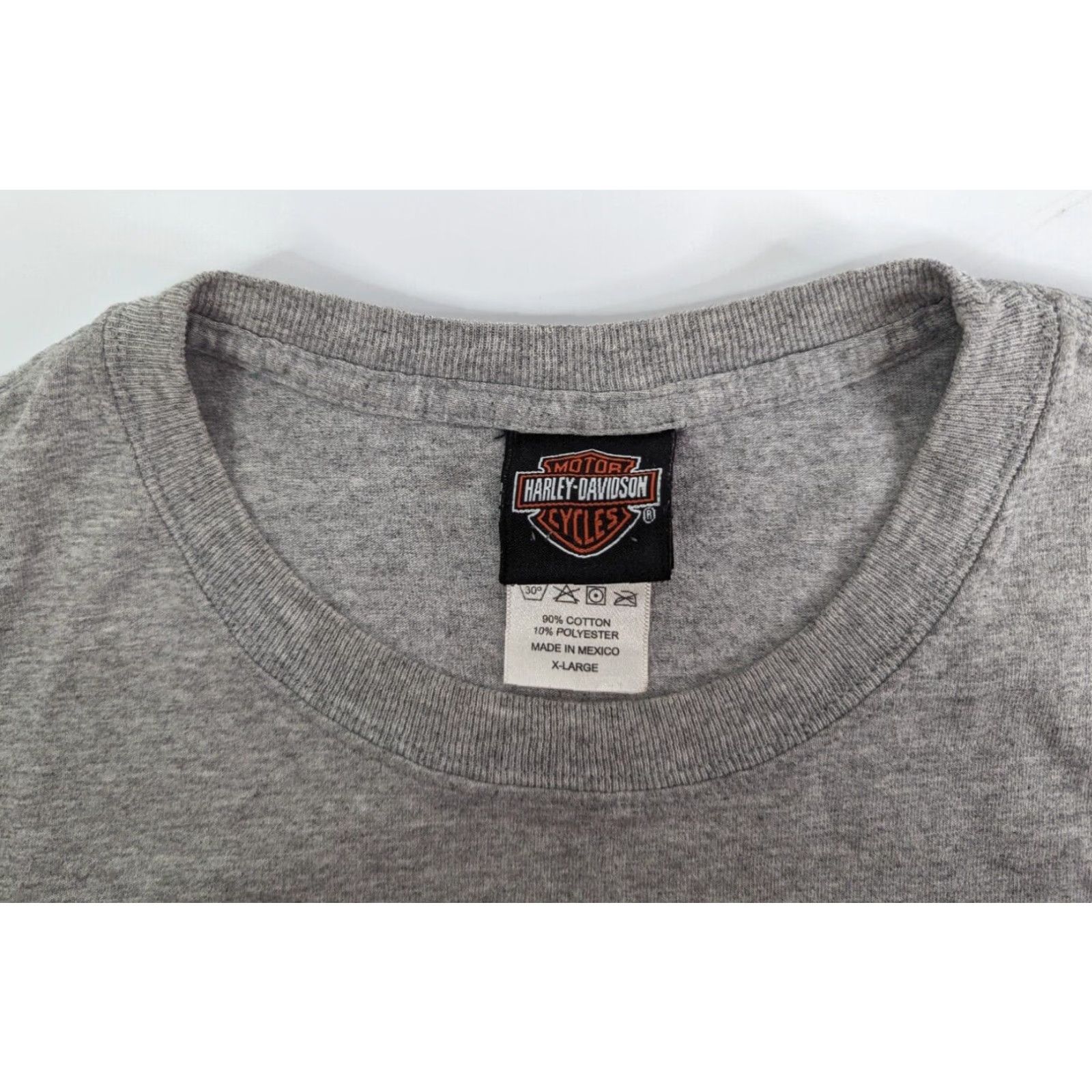 Harley Davidson Harley-Davidson Tank Top XL Gray Sleeveless Crew Neck Mens Biker Skull Logo 2006 Vintage: No Size US XL / EU 56 / 4 - 7 Thumbnail