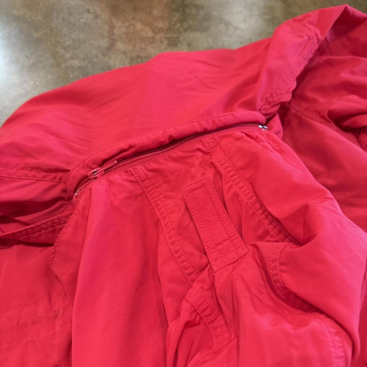 Designer Red LL Bean Windbreaker Jacket Size S / US 4 / IT 40 - 4 Thumbnail