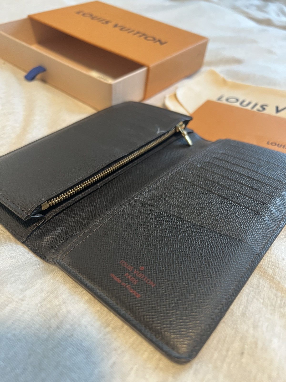 Louis Vuitton Louis Vuitton Brazza Long Wallet - Damier Ebene Size ONE SIZE - 5 Thumbnail