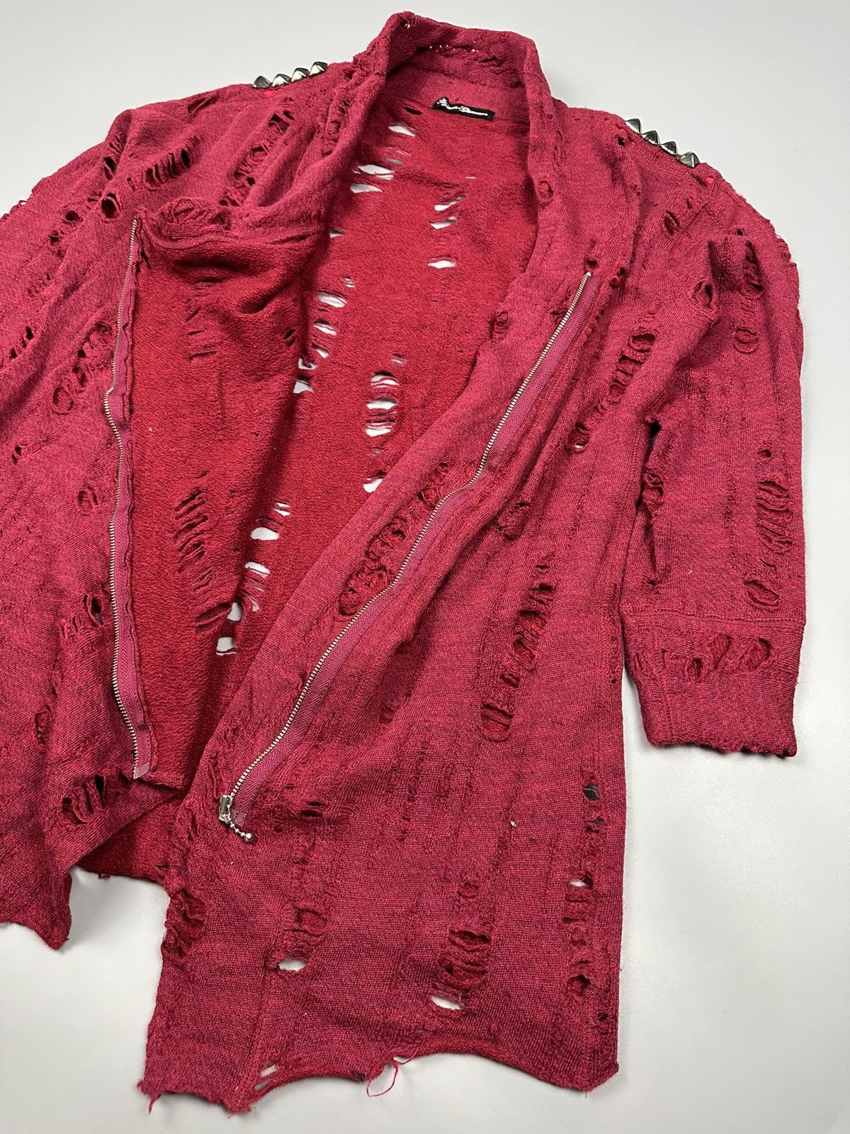 Hysteric Glamour × Japanese Brand 🔥Rare🔥Distressed Hysteric Glamour Cardigan Size US L / EU 52-54 / 3 - 7 Thumbnail