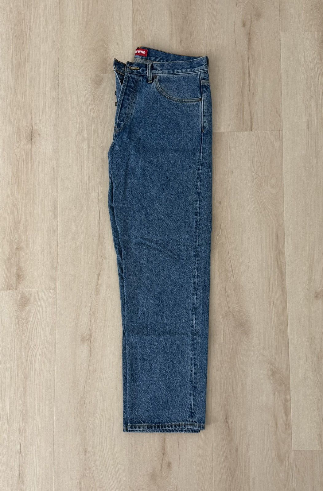Supreme Supreme FW24 Regular Jean Washed Indigo Size US 32 / EU 48 - 23 Thumbnail