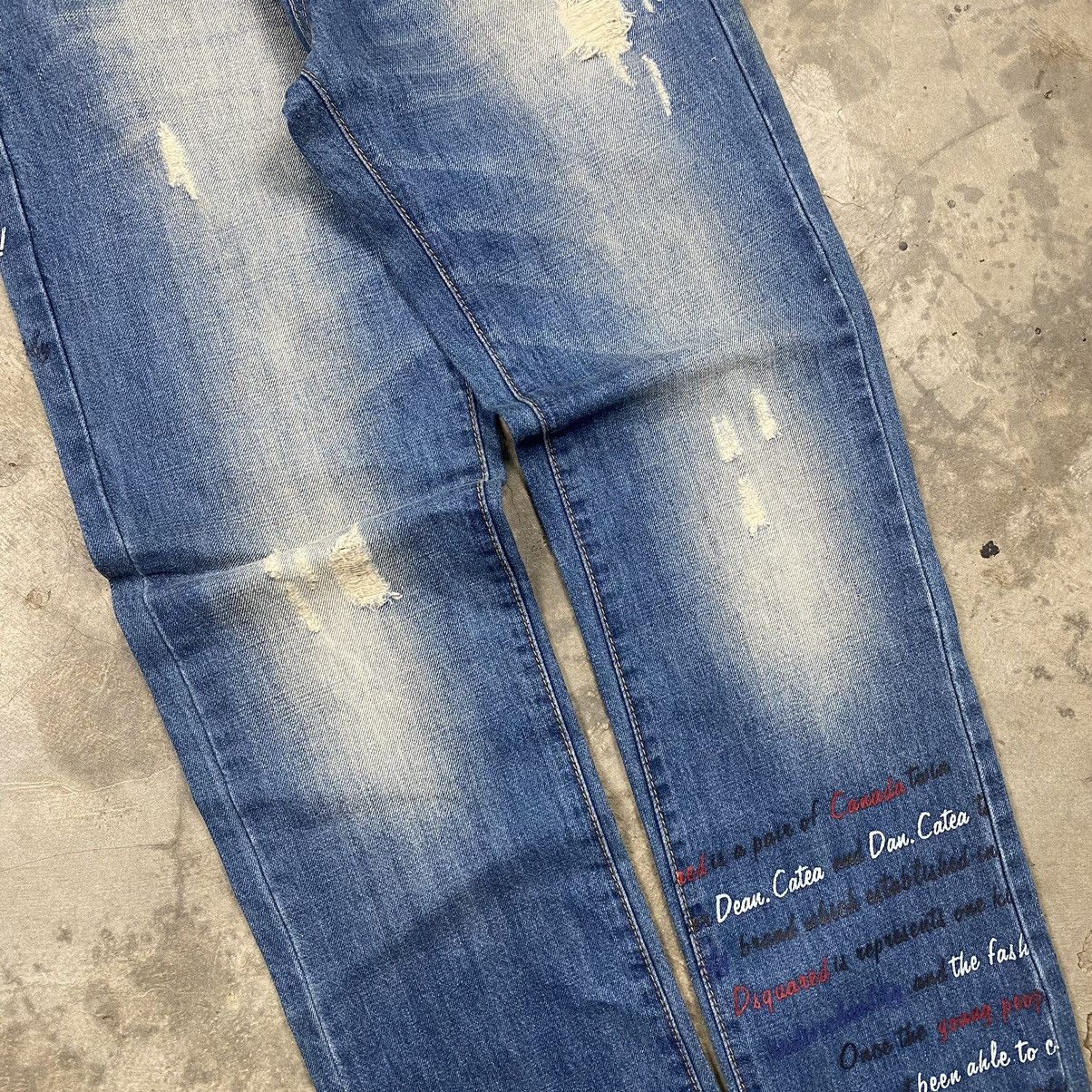 Dsquared2 Dsquared Poem Wording Bondage Rugged Jeans Size US 32 / EU 48 - 3 Thumbnail