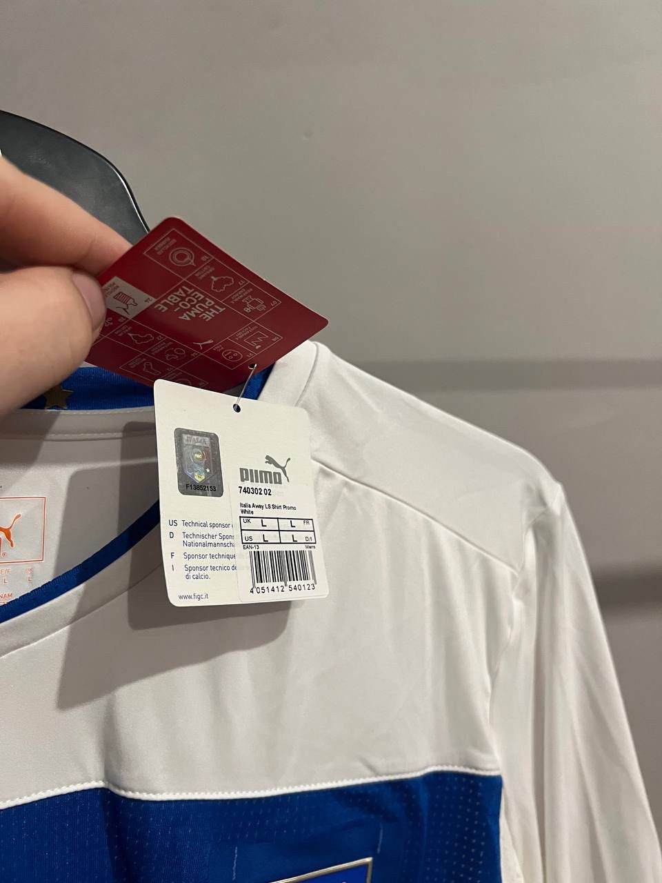 Puma NEW 2012/13 ITALY(ITALIA) TEAM AWAY SOCCER JERSEY SHIRT S Size US S / EU 44-46 / 1 - 7 Thumbnail