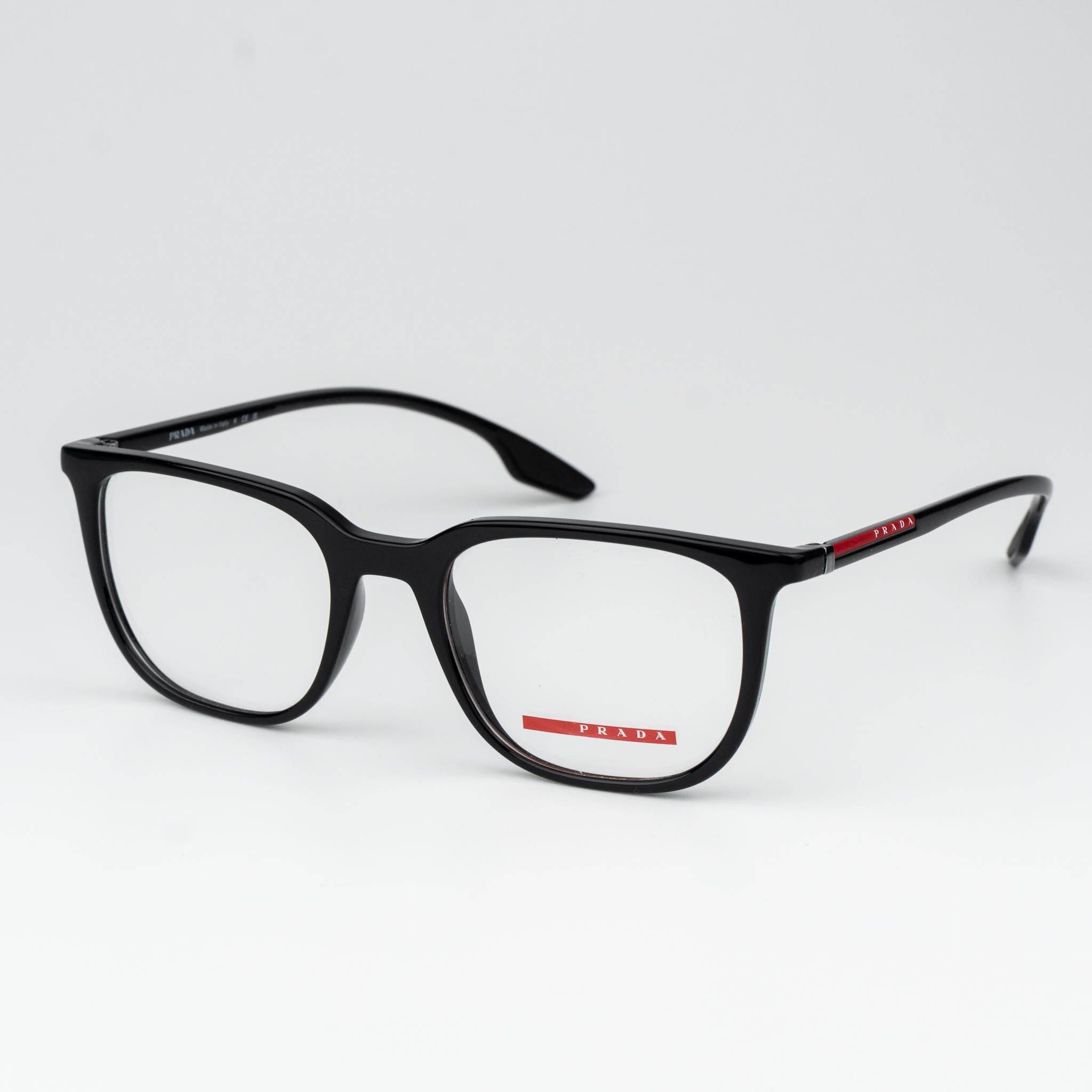 Prada Prada Linea Rossa Men Eyeglasses Square PS01OV 1AB1O1 Size ONE SIZE - 3 Thumbnail
