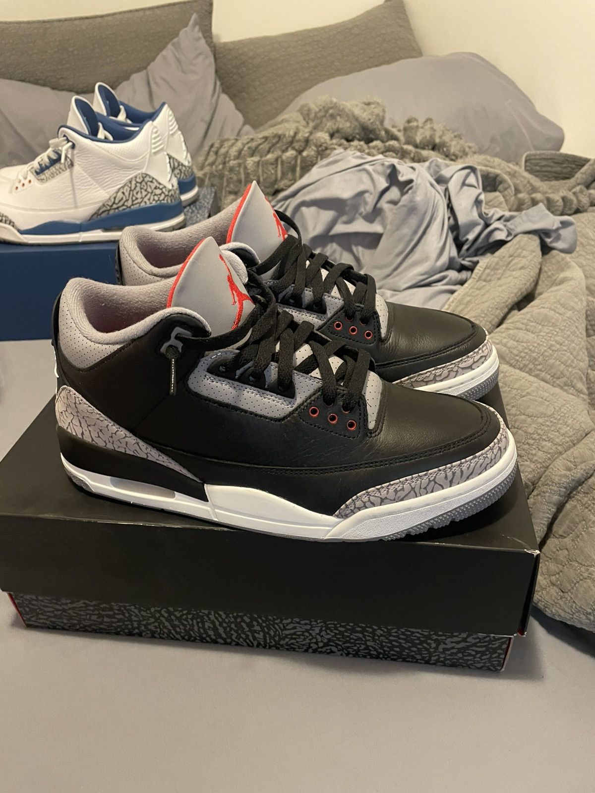 Jordan Brand Jordan 3 Black Cement (2024) Size US 10.5 / EU 43-44 - 6 Thumbnail