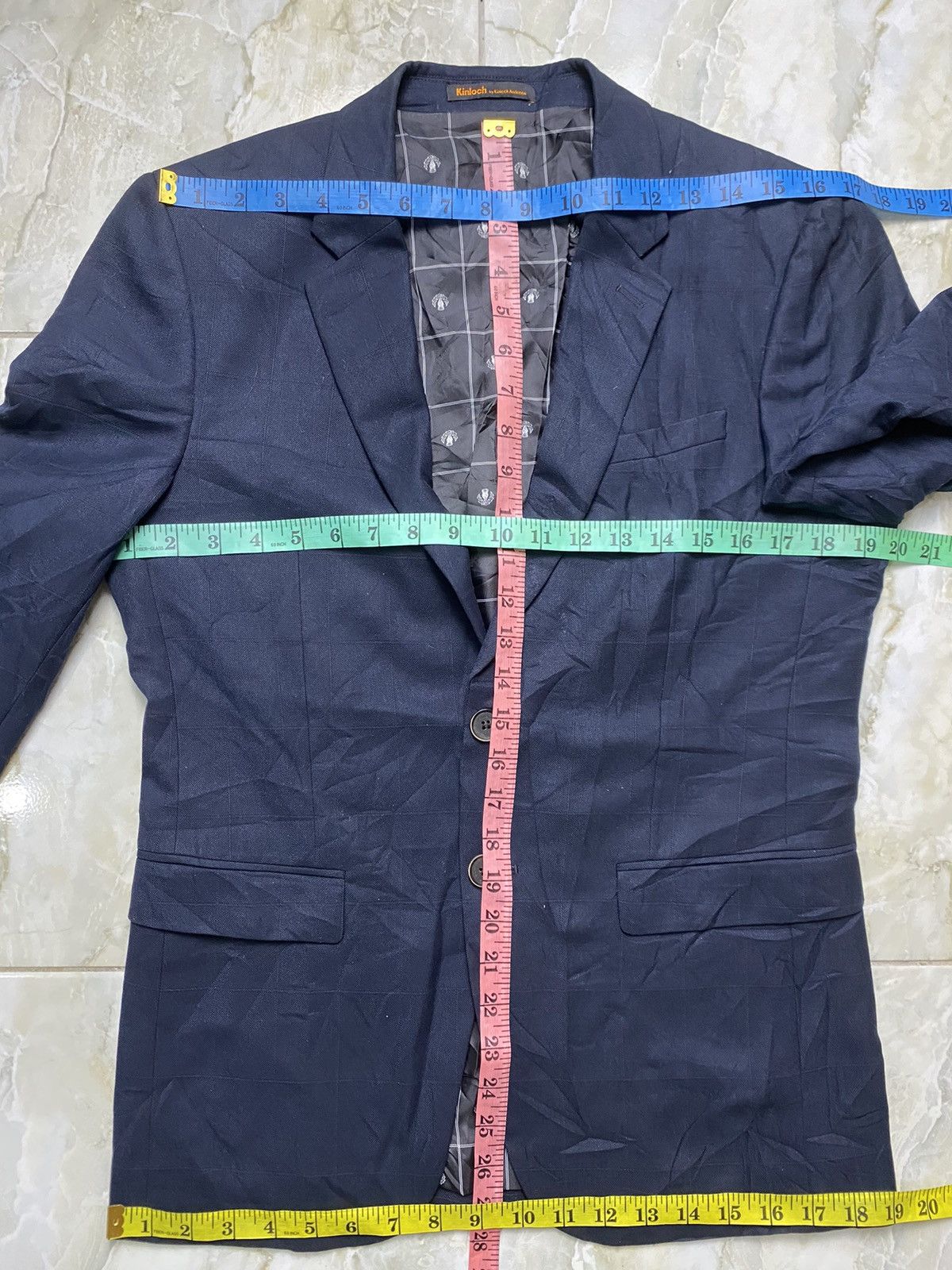Andersons × Designer Kinloch Anderson Slender Blazer Suit Size US M / EU 48-50 / 2 - 4 Thumbnail