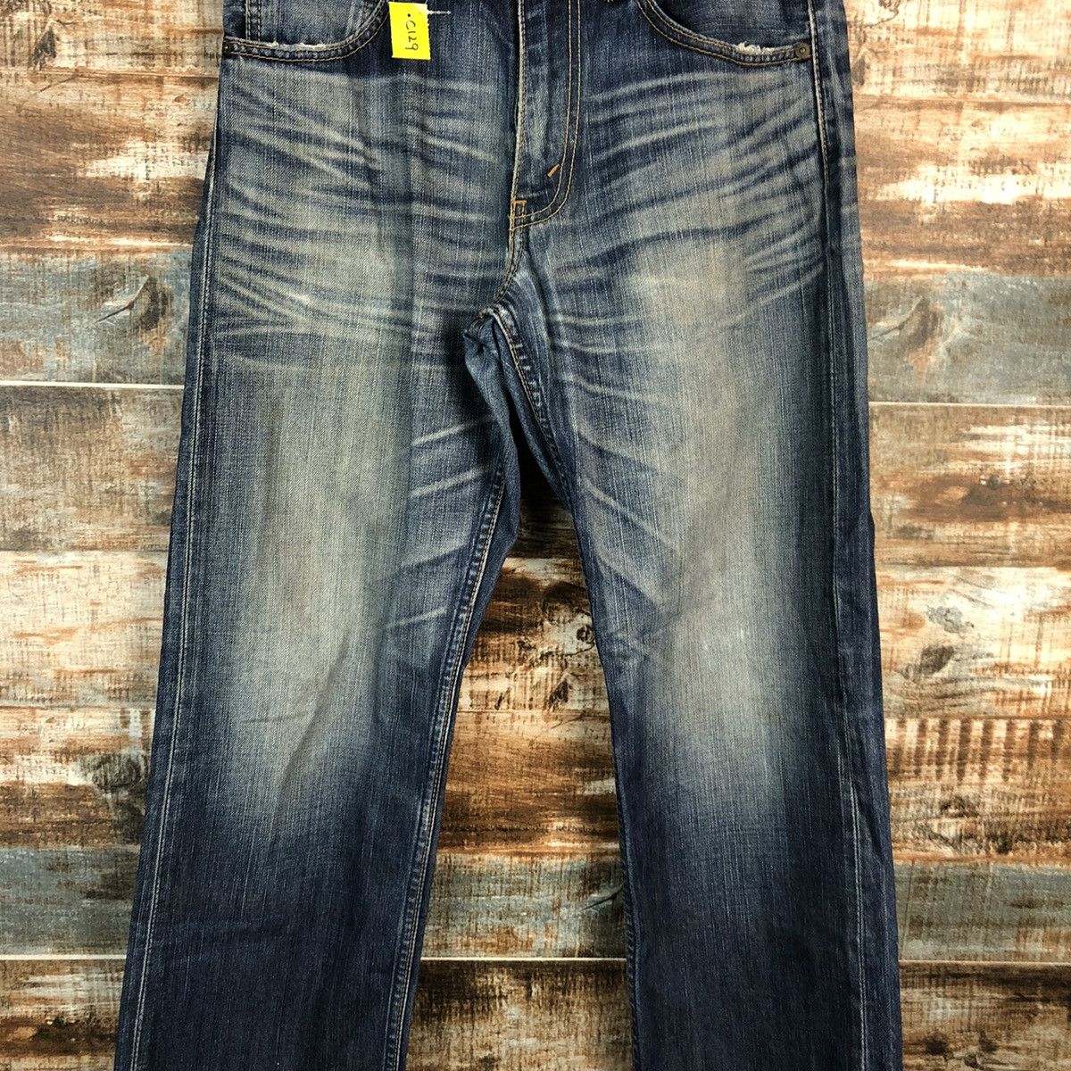 Levi's DL Levis 703 Blue selvedge Denim Pants #C129 Size US 29 - 5 Thumbnail