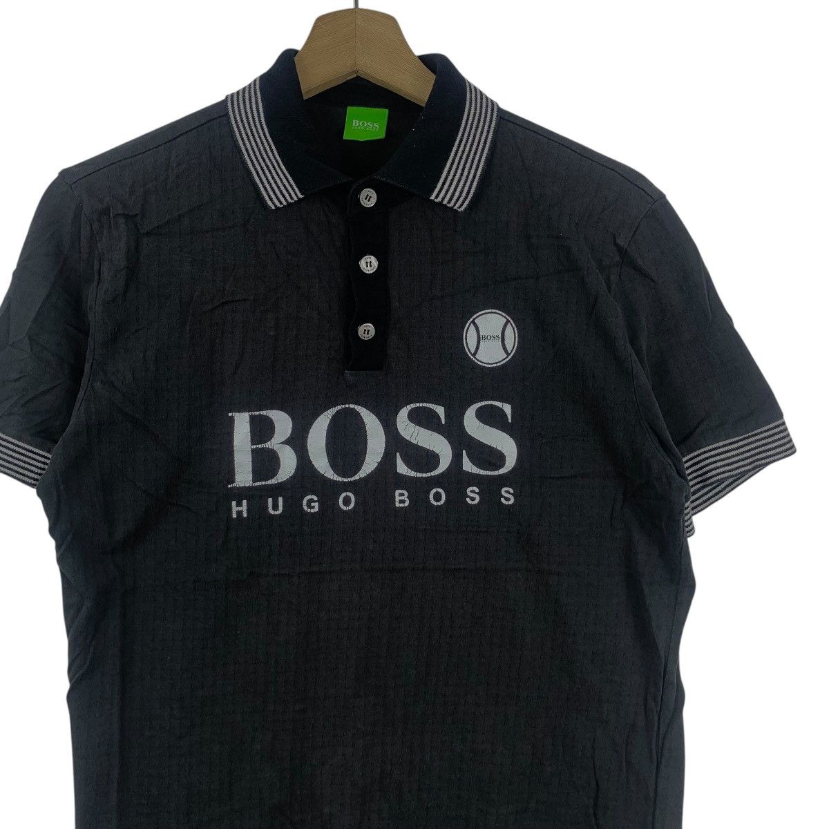 Hugo Boss Vintage HUGO BOSS Baseball Collection Twin Tipped Polo Tee Size US S / EU 44-46 / 1 - 6 Thumbnail