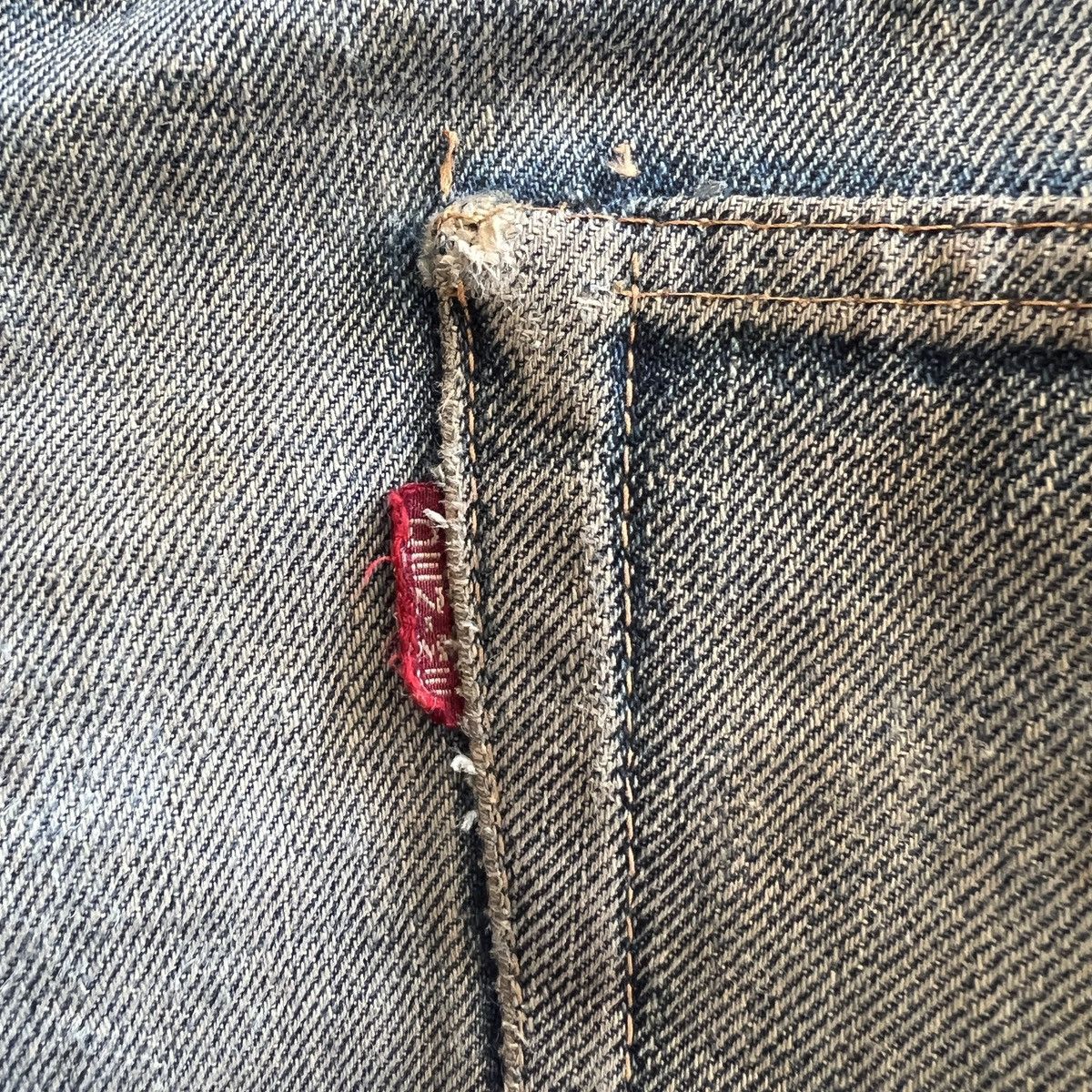 Denime Vintage Denime Authentic Leather Patch Lot 239 Selvedge Jean Size US 36 / EU 52 - 14 Thumbnail