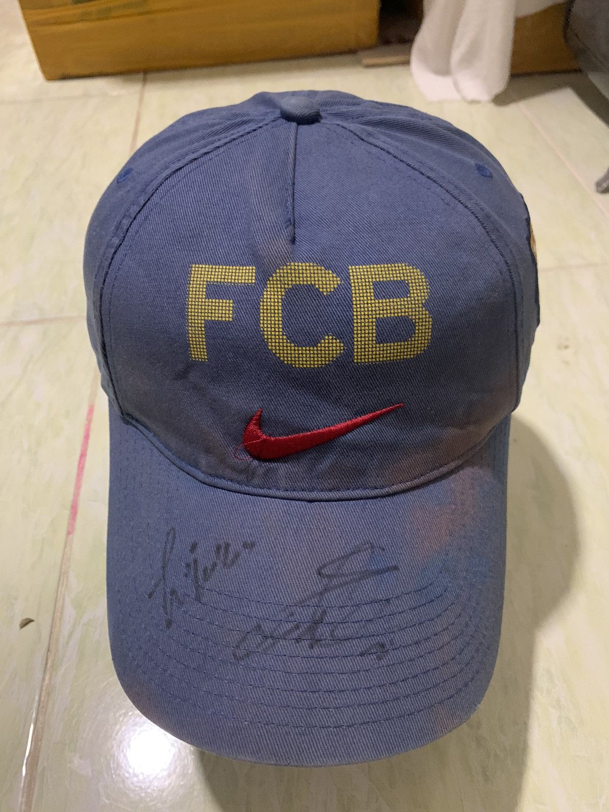 Nike Vintage Nike FC Barcelona Signature Hats Y2K Drill Size ONE SIZE - 1 Thumbnail