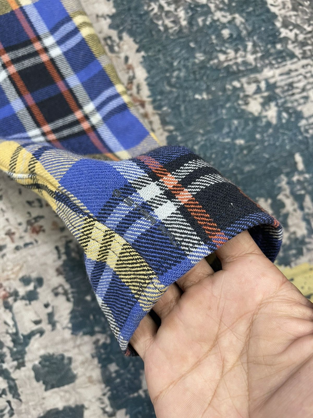 G-Star G-Star Raw Blue Yellow Plaid Quarter Sleeve Flannel Shirt Size S / US 4 / IT 40 - 12 Thumbnail