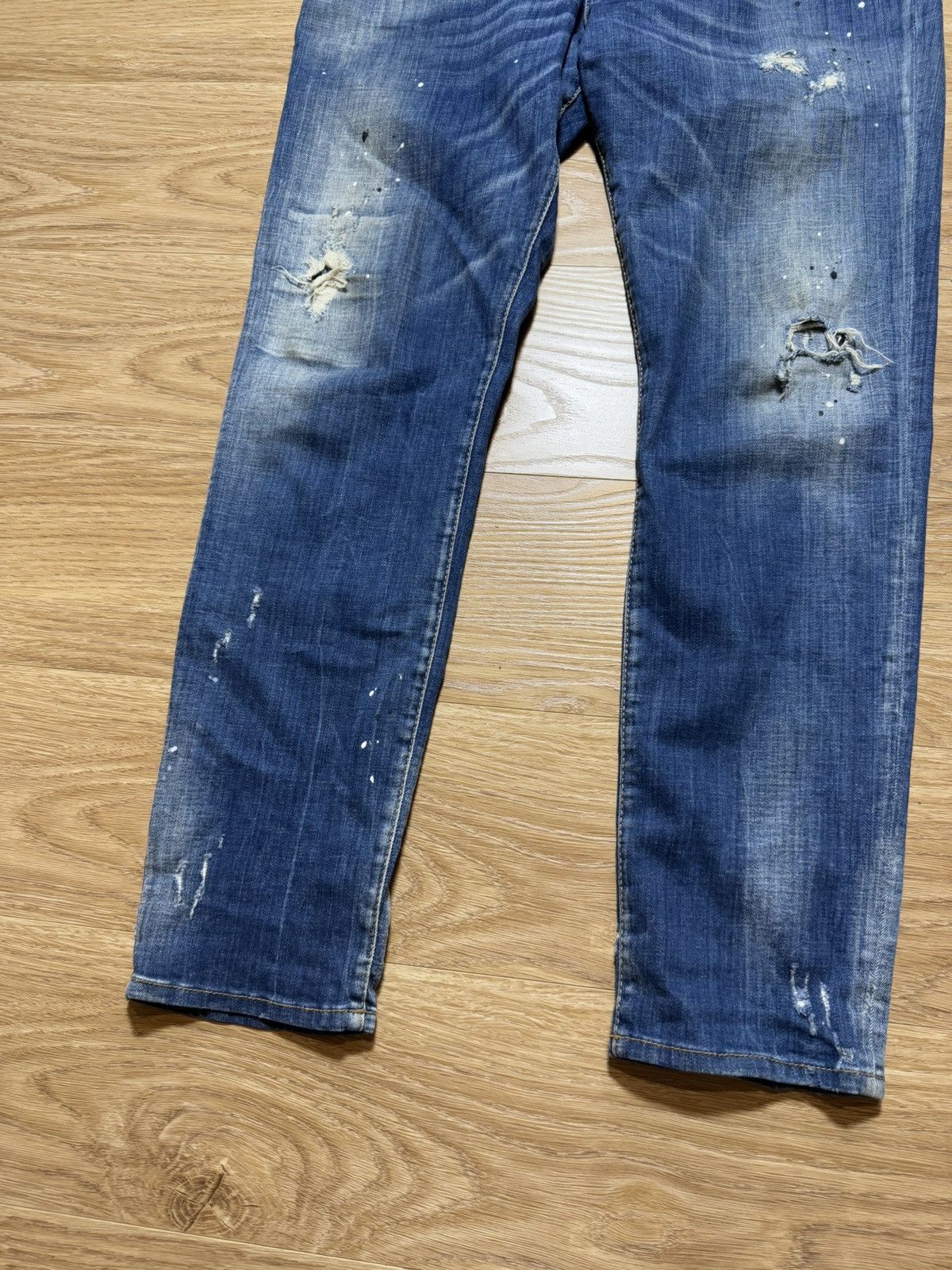 Dsquared2 Dsquared2 distressed Blue panted denim Size US 36 / EU 52 - 3 Thumbnail