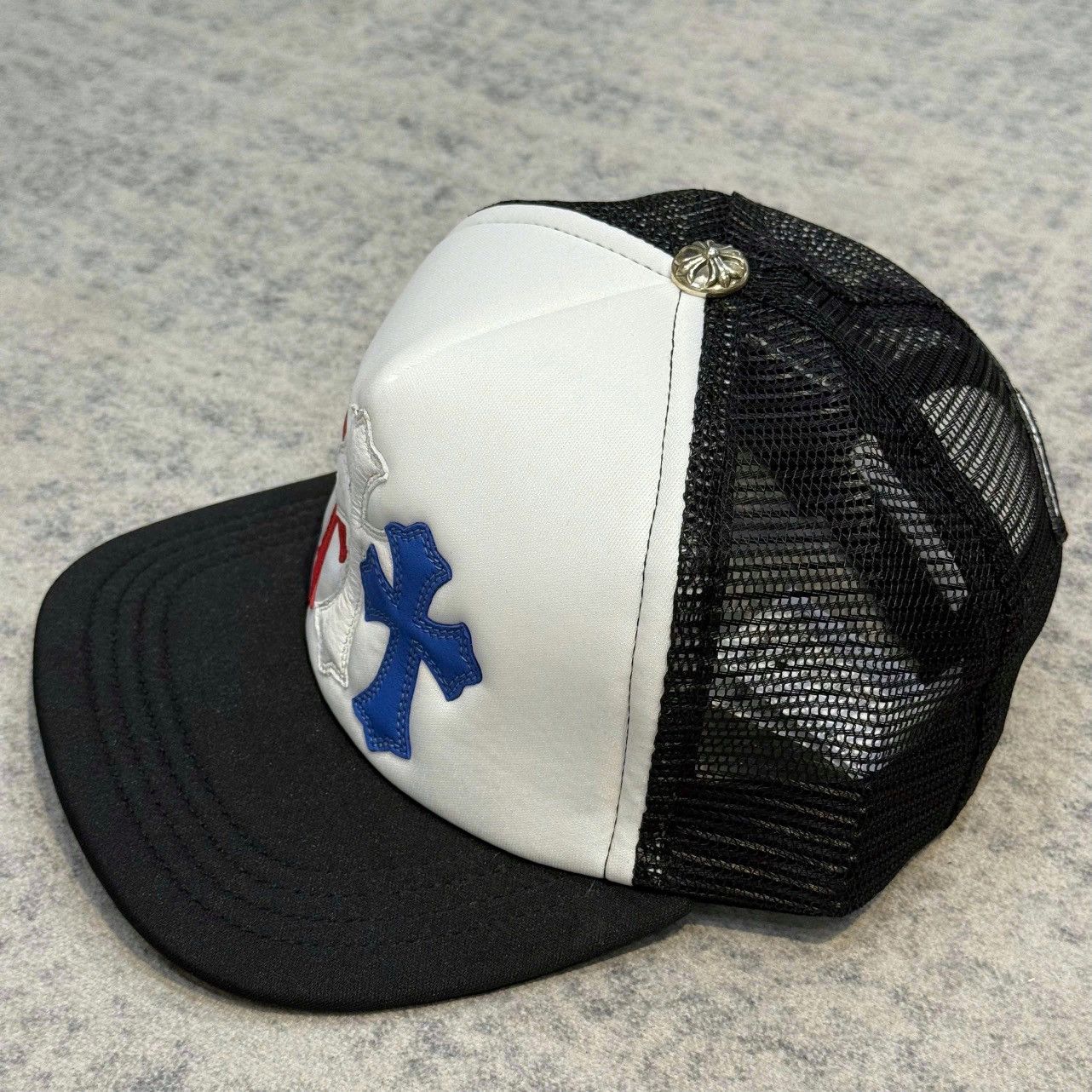 Chrome Hearts Chrome hearts hat trucker king taco red/white/blue Size ONE SIZE - 3 Thumbnail