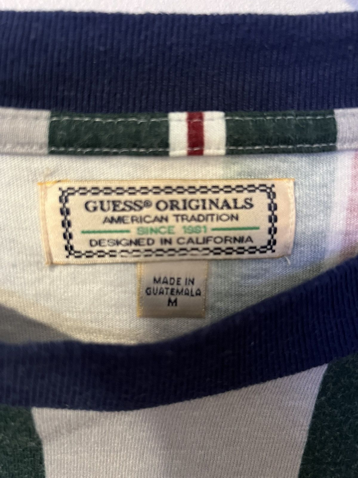 Guess Guess Originals Vertical Stripe Tee Size Medium Size US M / EU 48-50 / 2 - 4 Thumbnail