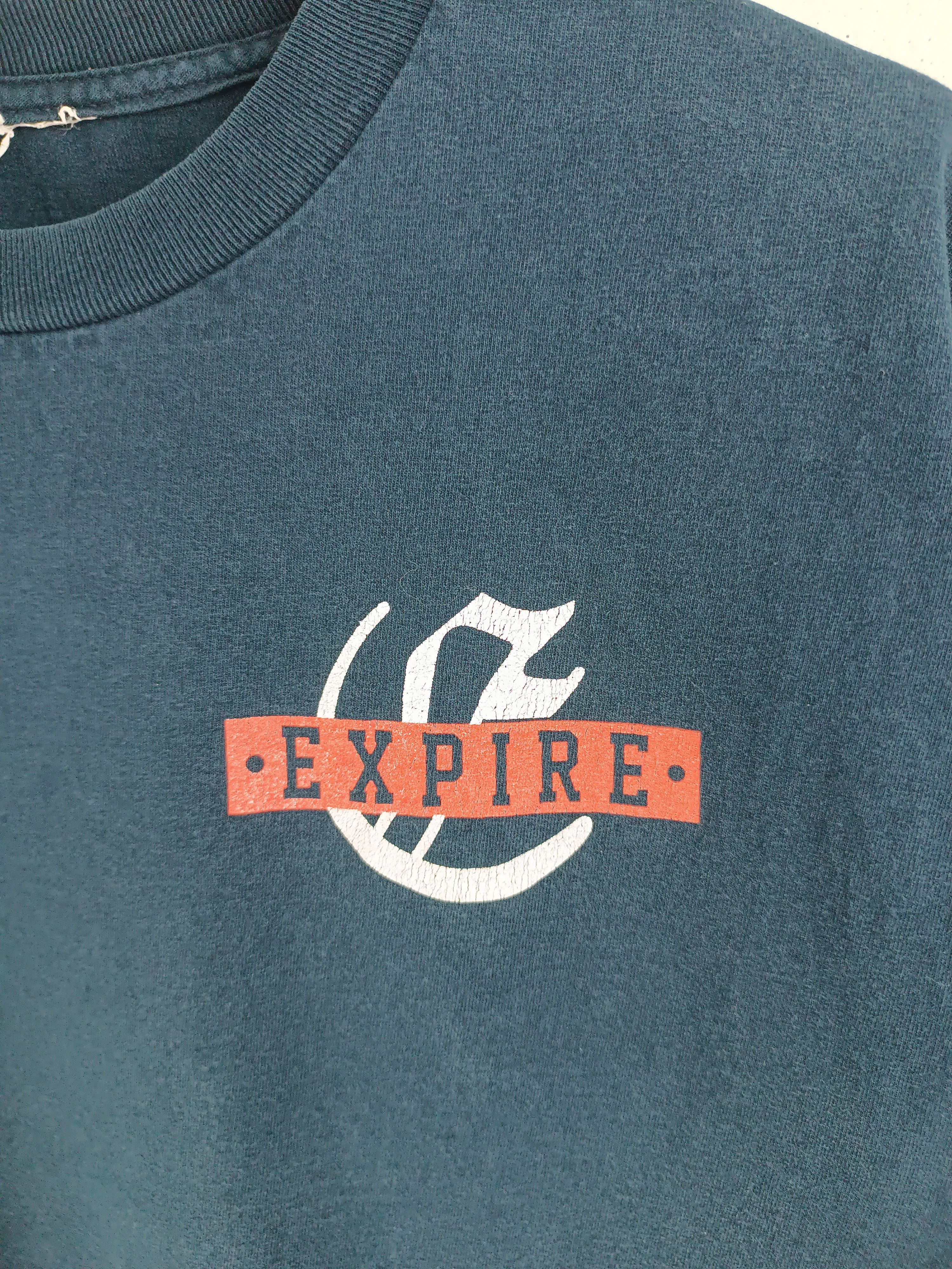 Band Tees VINTAGE 2000s EXPIRE HARDCORE PUNK terror bane cro mags Size US M / EU 48-50 / 2 - 15 Thumbnail