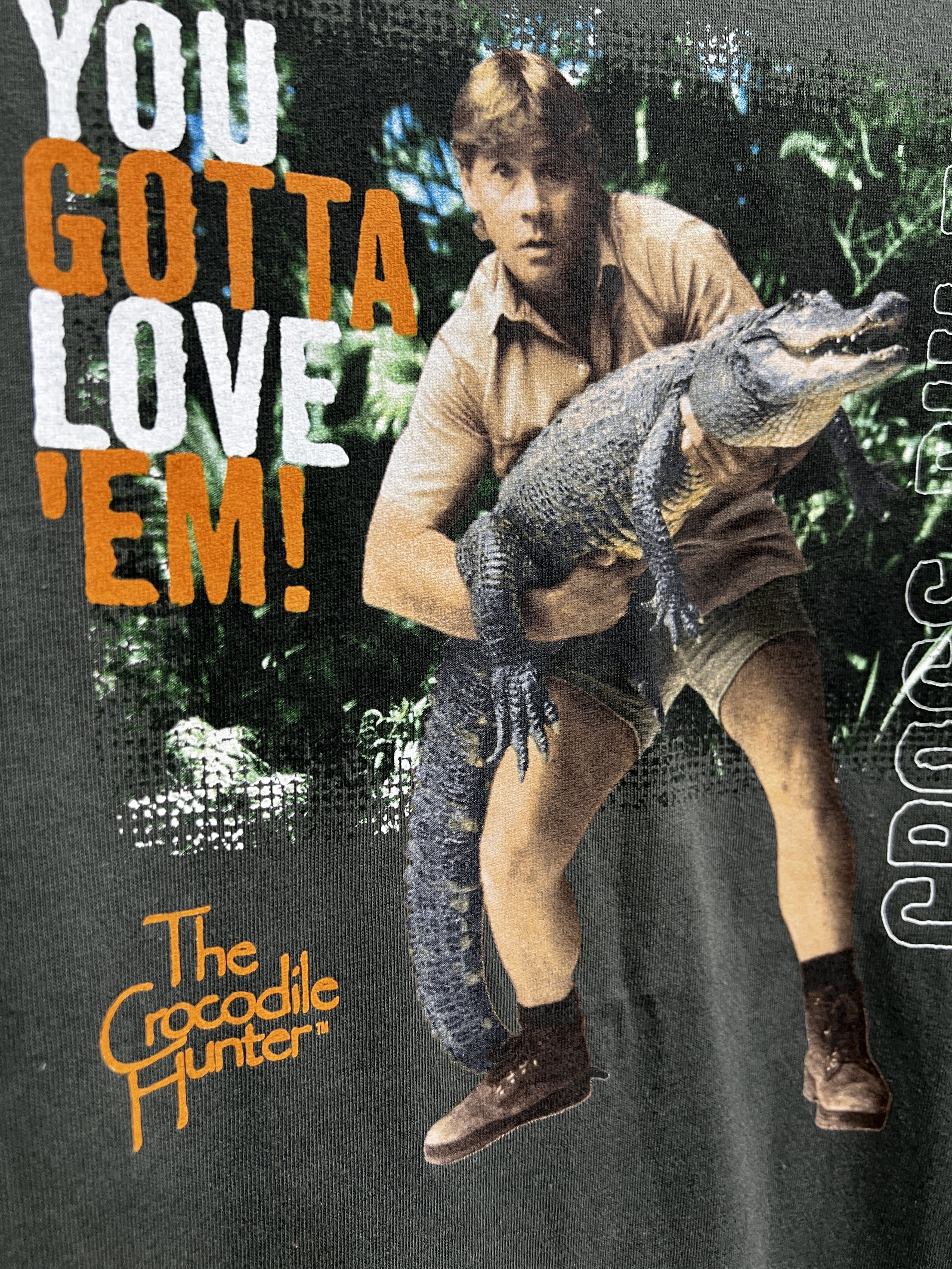 Vintage Vintage 2000 The Crocodile Hunter Steve Irwin T Shirt Size US L / EU 52-54 / 3 - 5 Thumbnail