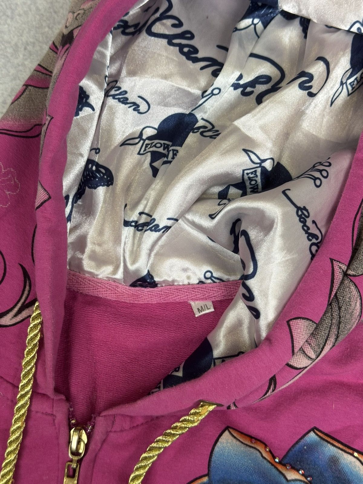 If Six Was Nine If Six Was Nine Avant Garde Ed Hardy Style Zip Hoodie Size L / US 10 / IT 46 - 5 Thumbnail